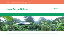 Desktop Screenshot of noosaforestretreat.com