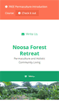 Mobile Screenshot of noosaforestretreat.com